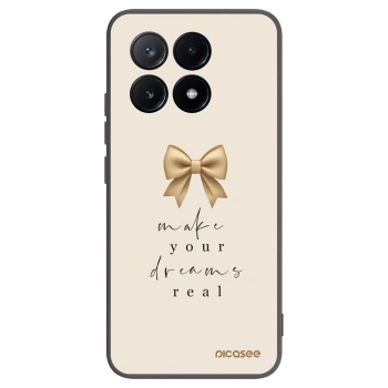 Picasee Xiaomi Poco X6 Pro Hülle - Schwarzes Silikon - Golden Dream