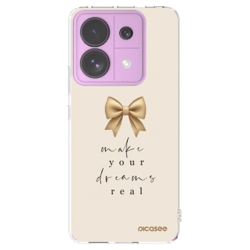 Picasee Xiaomi Redmi Note 13 Pro 5G Hülle - Transparentes Silikon - Golden Dream