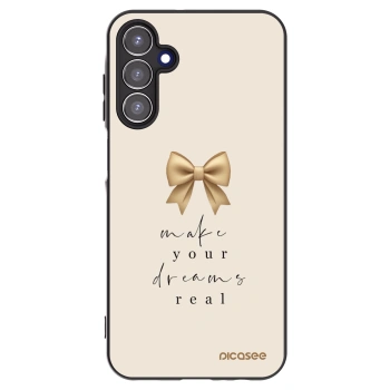 Picasee Samsung Galaxy A15 A156B 5G Hülle - Schwarzes Silikon - Golden Dream