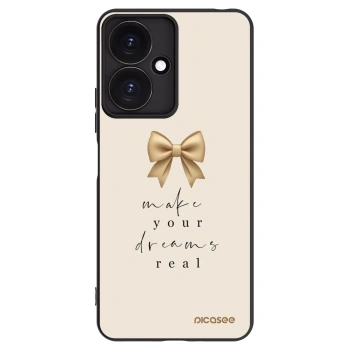 Picasee Xiaomi Redmi 13C 5G Hülle - Schwarzes Silikon - Golden Dream