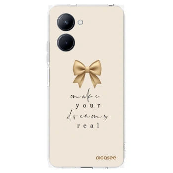 Picasee Realme C33 (2023) Hülle - Transparentes Silikon - Golden Dream