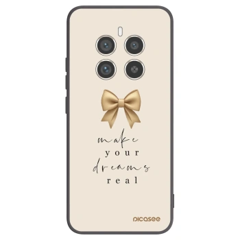 Picasee Realme 12 Pro 5G Hülle - Schwarzes Silikon - Golden Dream