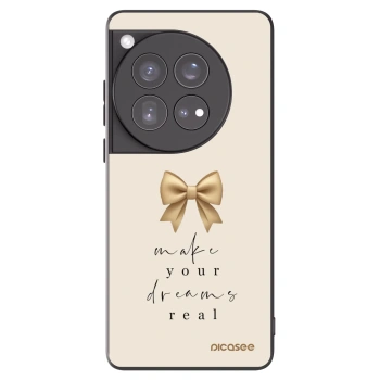 Picasee OnePlus 12 5G Hülle - Schwarzes Silikon - Golden Dream