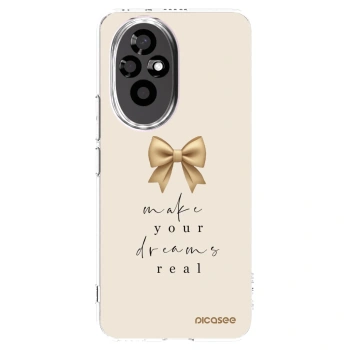 Picasee Honor 200 Pro 5G Hülle - Transparentes Silikon - Golden Dream