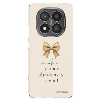 Picasee Xiaomi Redmi Note 14 Pro+ 5G Hülle - Transparentes Silikon - Golden Dream