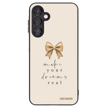 Picasee Samsung Galaxy A16 5G Hülle - Schwarzes Silikon - Golden Dream