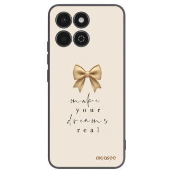 Picasee Honor 200 Smart 5G Hülle - Schwarzes Silikon - Golden Dream