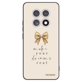 Picasee Xiaomi Redmi Note 15 Hülle - Schwarzes Silikon - Golden Dream