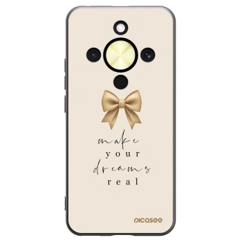 Picasee Honor Magic8 Lite 5G Hülle - Schwarzes Silikon - Golden Dream