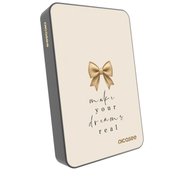 Picasee Powerbank mit MagSafe 10 000 mAh Grau - Golden Dream