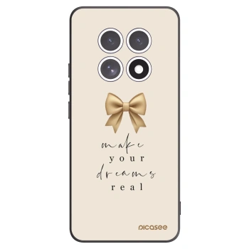 Picasee Xiaomi Redmi Note 15 5G Hülle - Schwarzes Silikon - Golden Dream