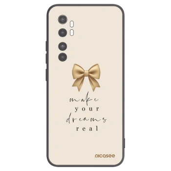 Picasee Xiaomi Mi Note 10 Lite Hülle - Schwarzes Silikon - Golden Dream