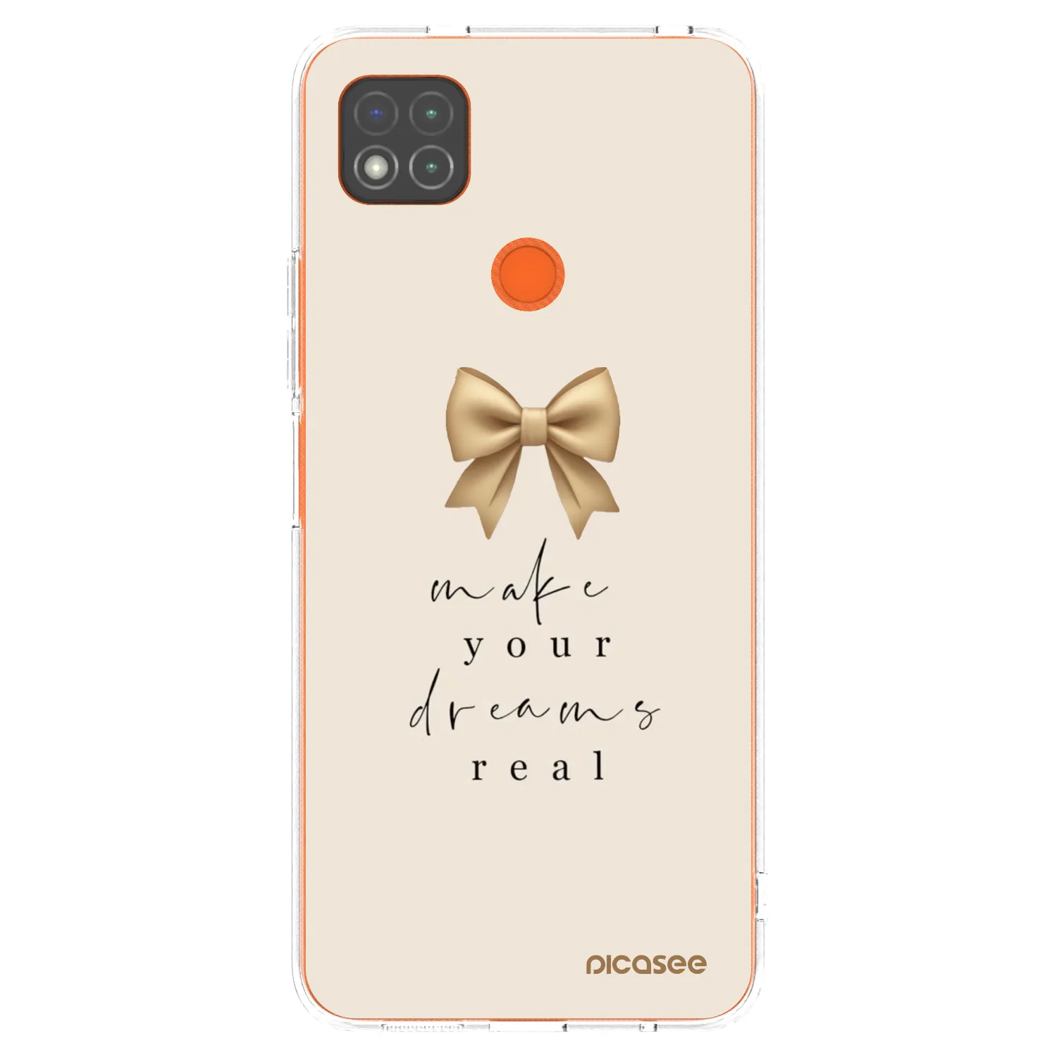Picasee Xiaomi Redmi 9C Hülle - Transparentes Silikon - Golden Dream