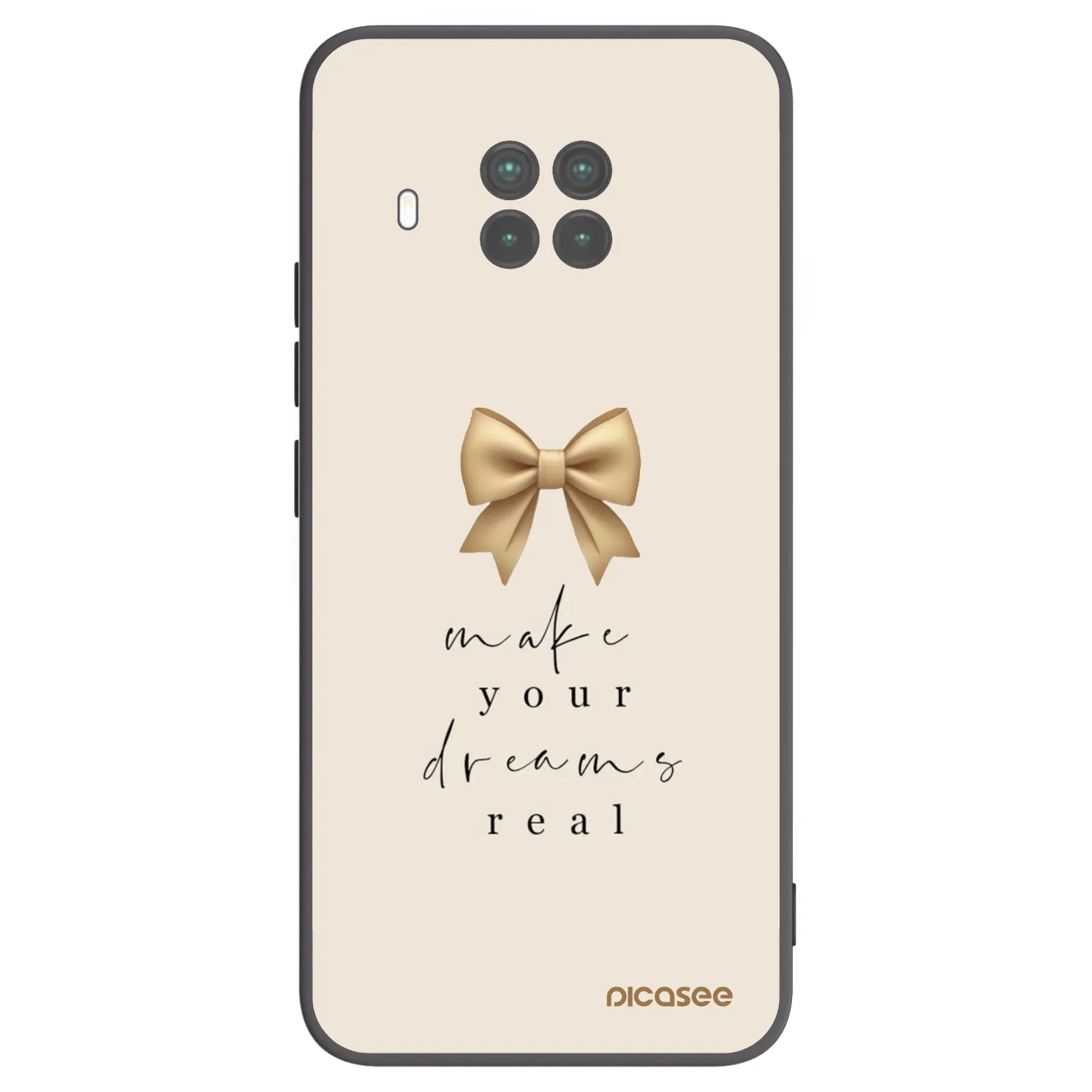 Picasee Xiaomi Mi 10T Lite Hülle - Schwarzes Silikon - Golden Dream