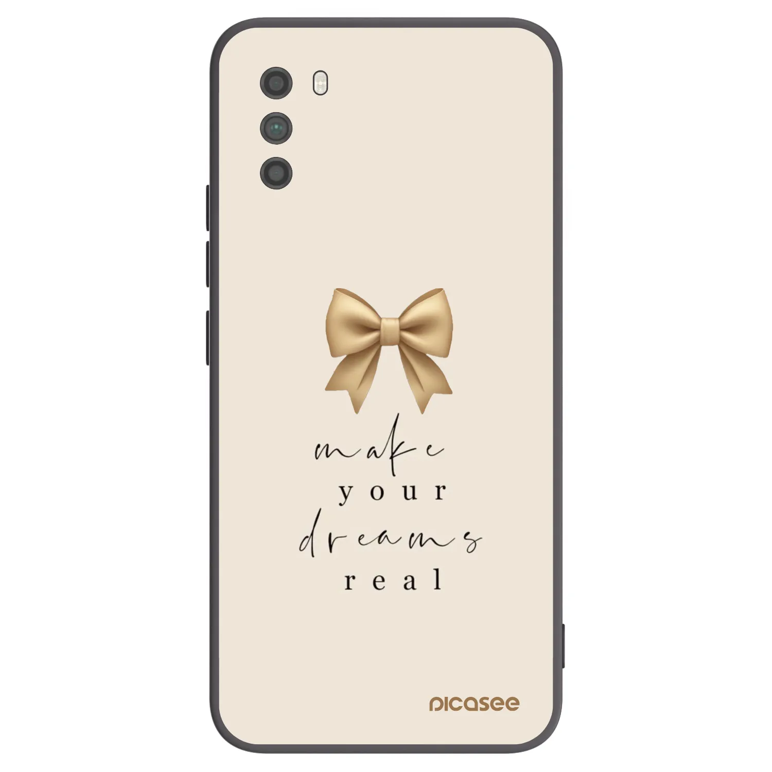 Picasee Xiaomi Poco M3 Hülle - Schwarzes Silikon - Golden Dream