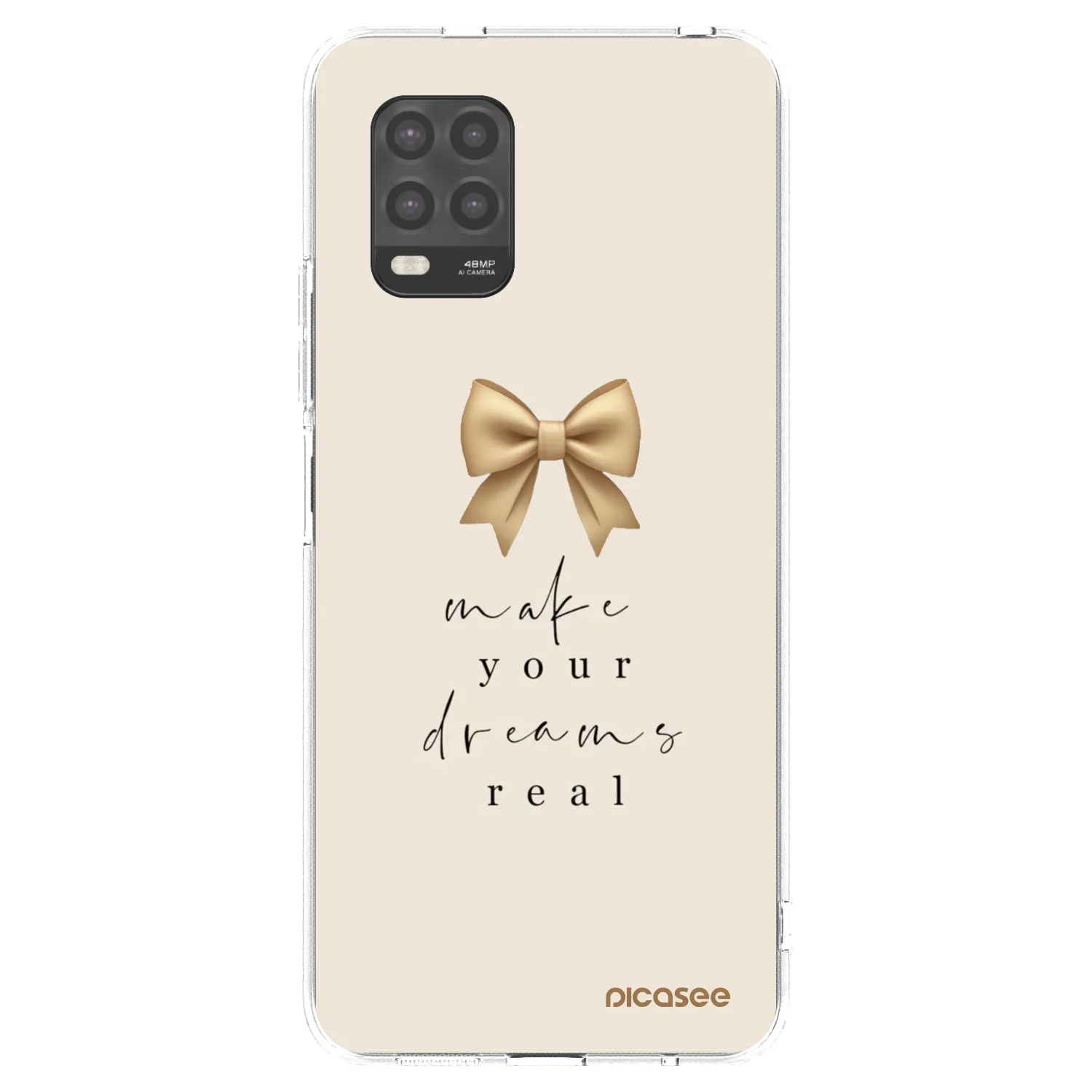 Picasee Xiaomi Mi 10 Lite Hülle - Transparentes Silikon - Golden Dream