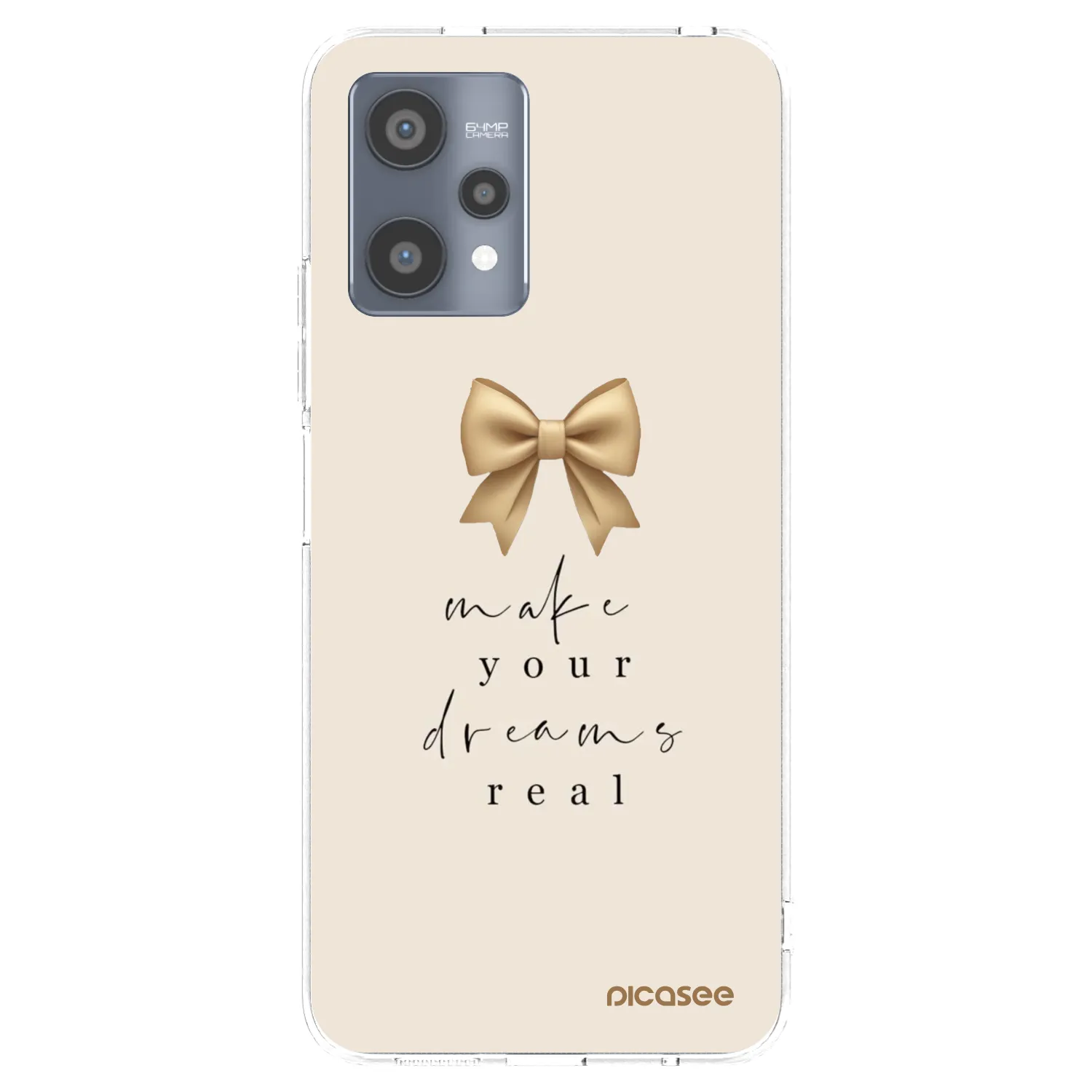 Picasee Realme 9 Pro 5G Hülle - Transparentes Silikon - Golden Dream