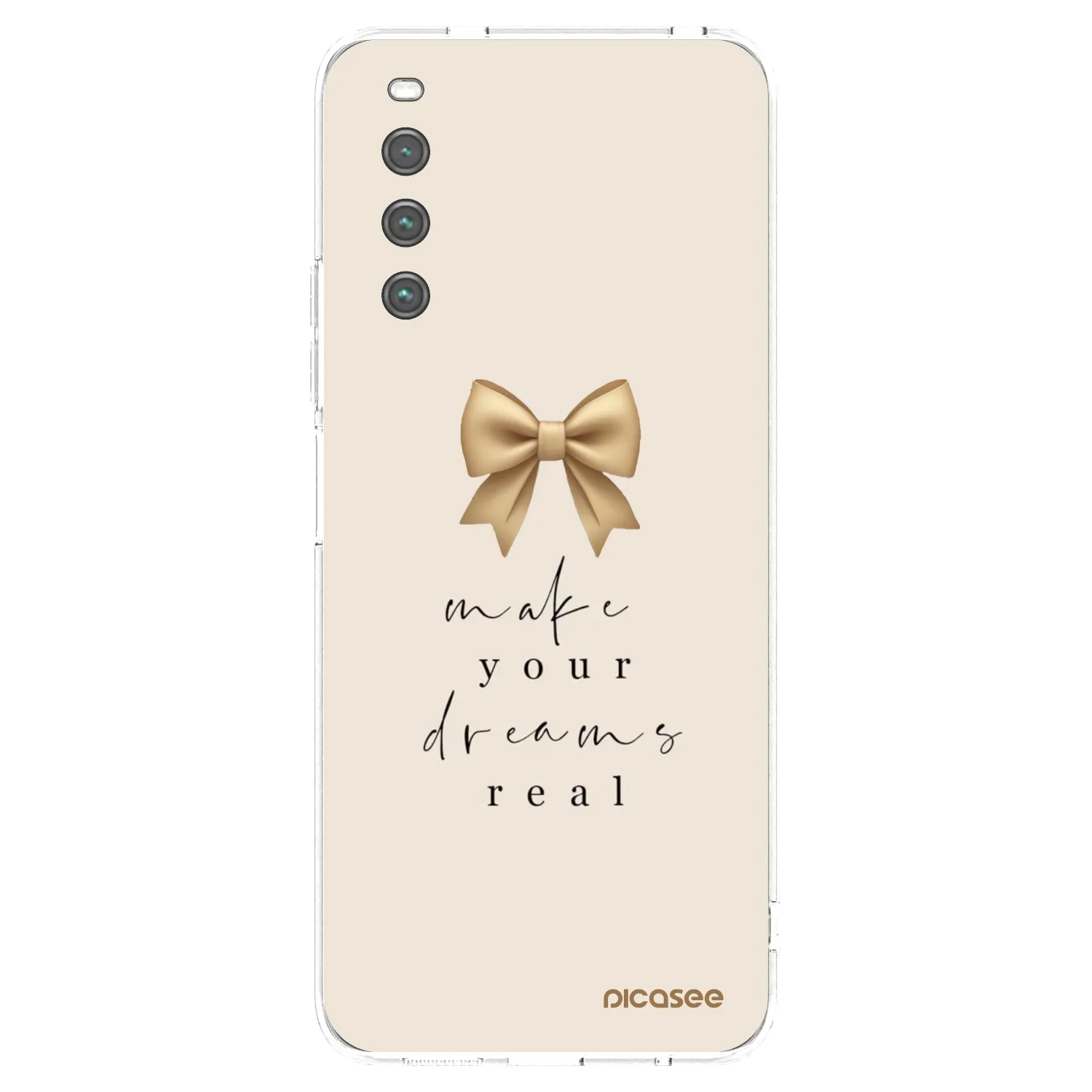 Picasee Sony Xperia 10 IV 5G Hülle - Transparentes Silikon - Golden Dream