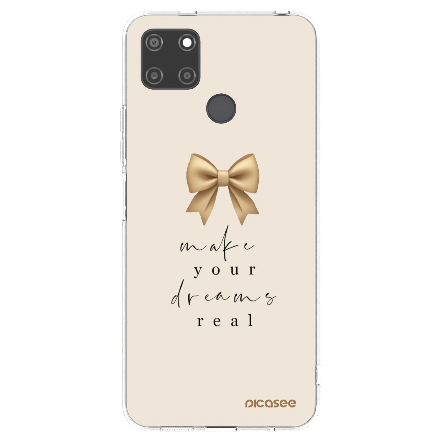 Picasee Realme C21Y Hülle - Transparentes Silikon - Golden Dream