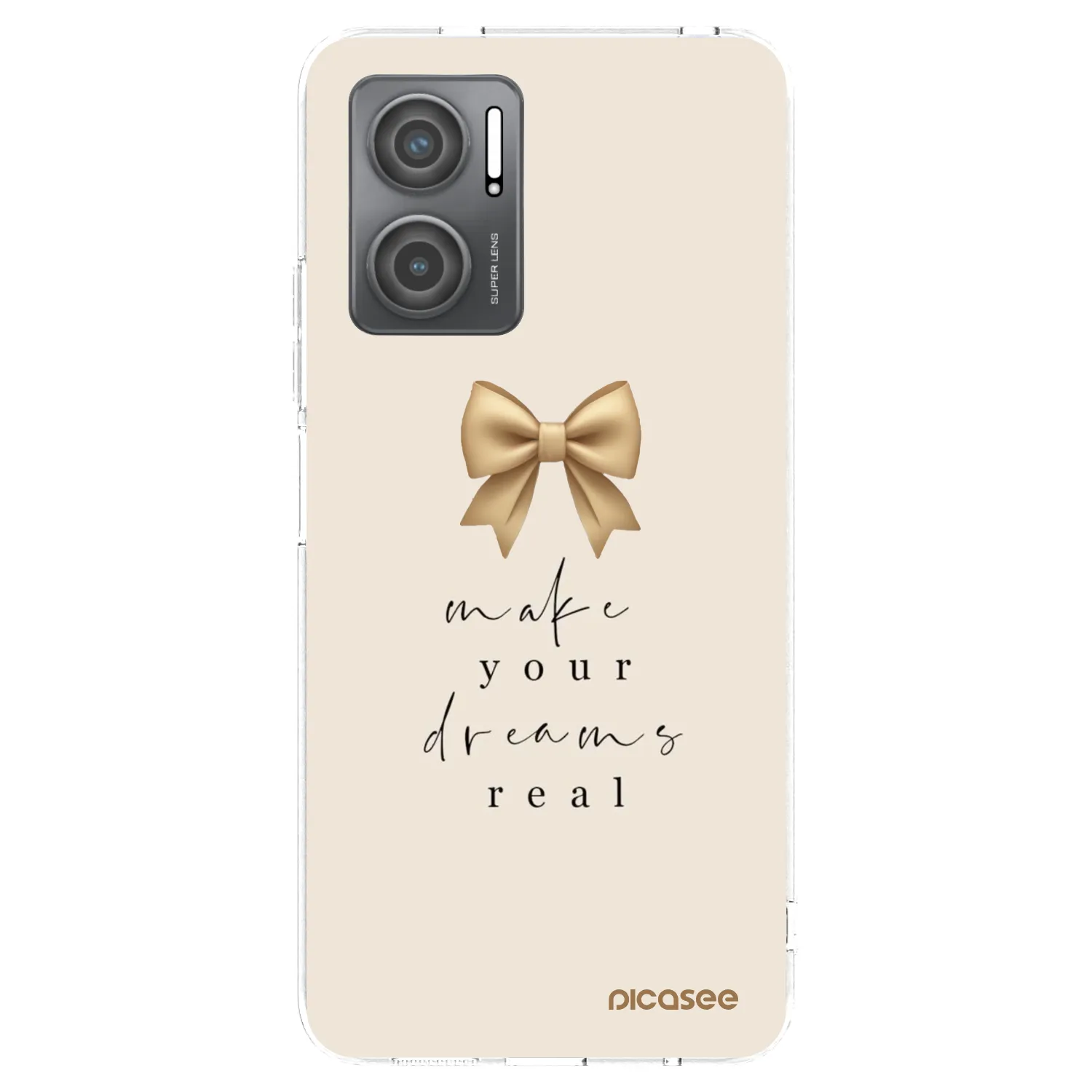 Picasee Xiaomi Redmi 10 5G Hülle - Transparentes Silikon - Golden Dream