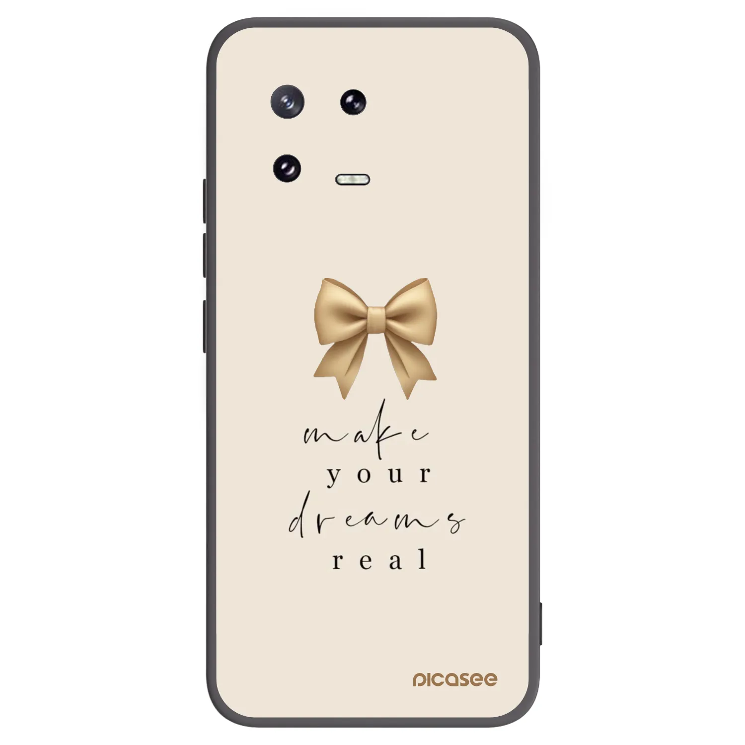 Picasee Xiaomi 13 Pro Hülle - Schwarzes Silikon - Golden Dream