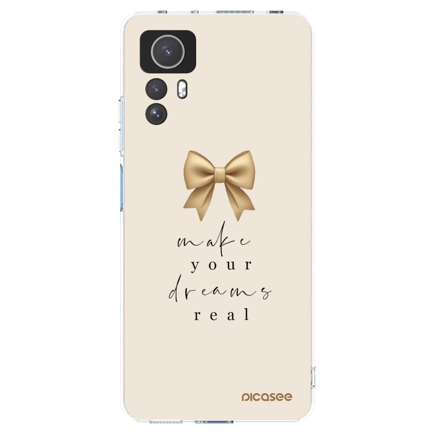 Picasee Xiaomi Redmi Note 12S Hülle - Transparentes Silikon - Golden Dream