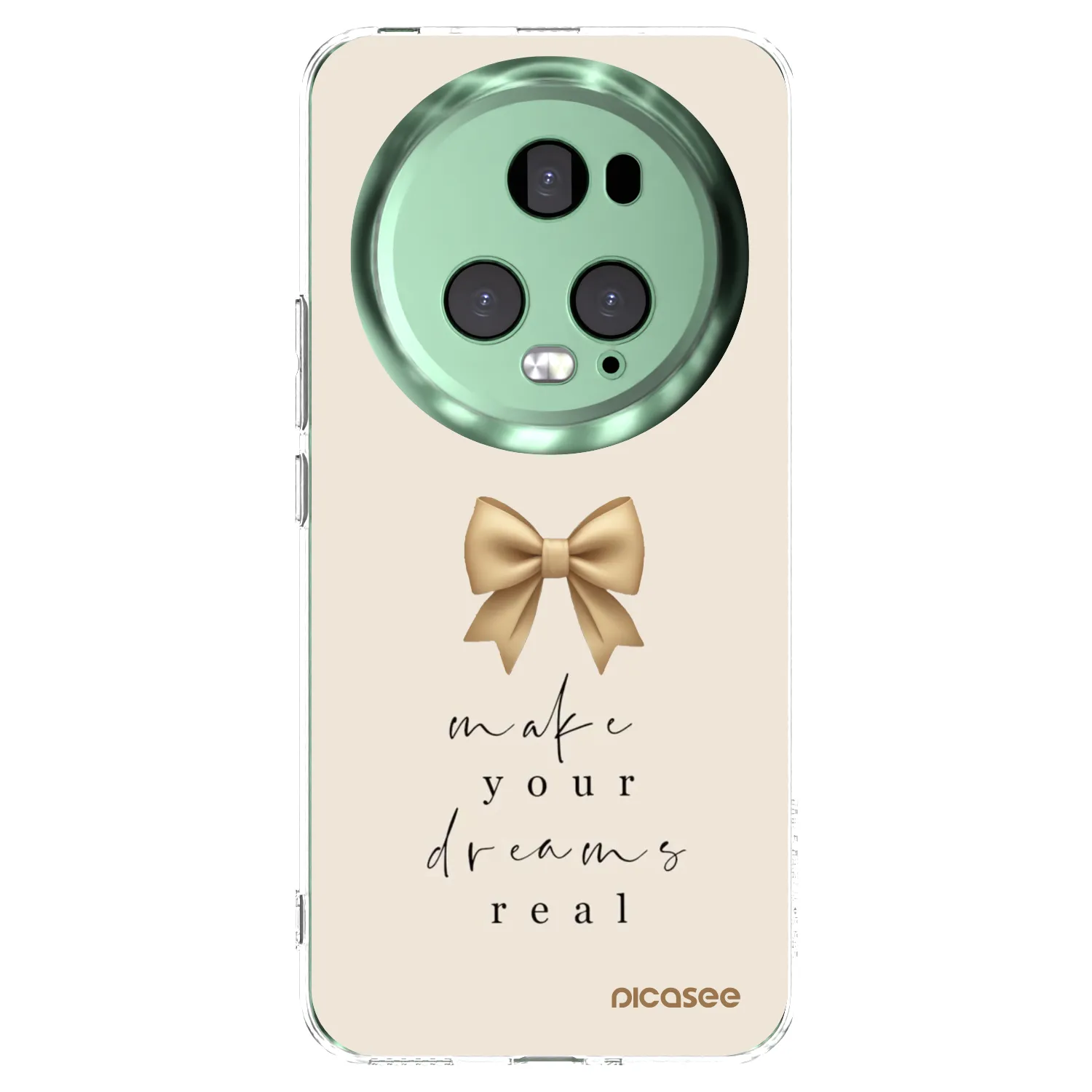 Picasee Honor Magic5 Pro Hülle - Transparentes Silikon - Golden Dream