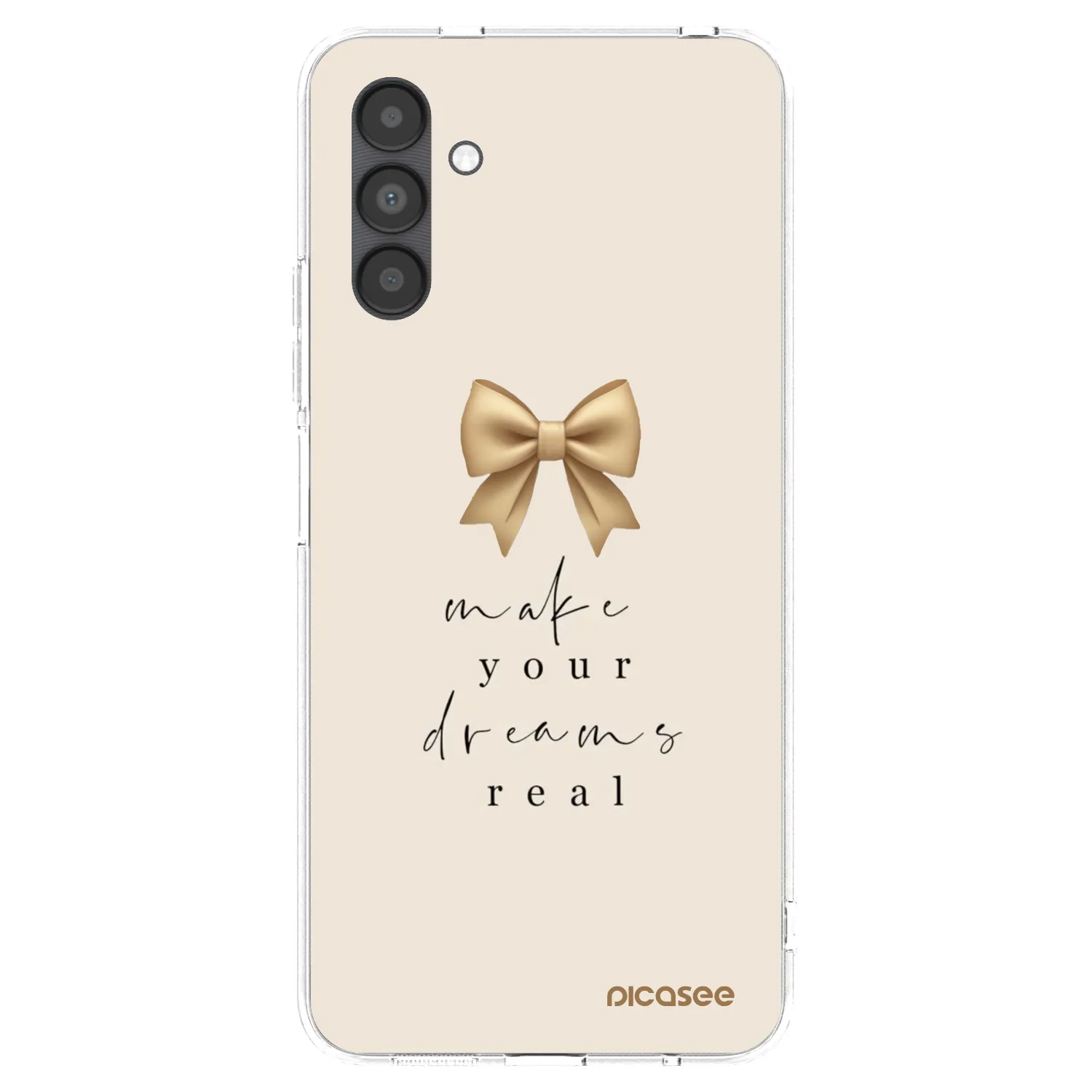 Picasee Samsung Galaxy A04s A047F Hülle - Transparentes Silikon - Golden Dream
