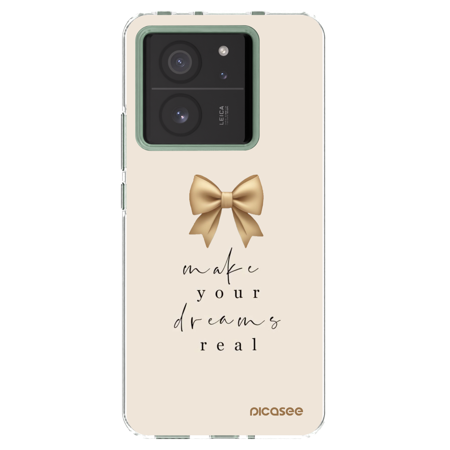 Picasee Xiaomi 13T Pro Hülle - Transparentes Silikon - Golden Dream