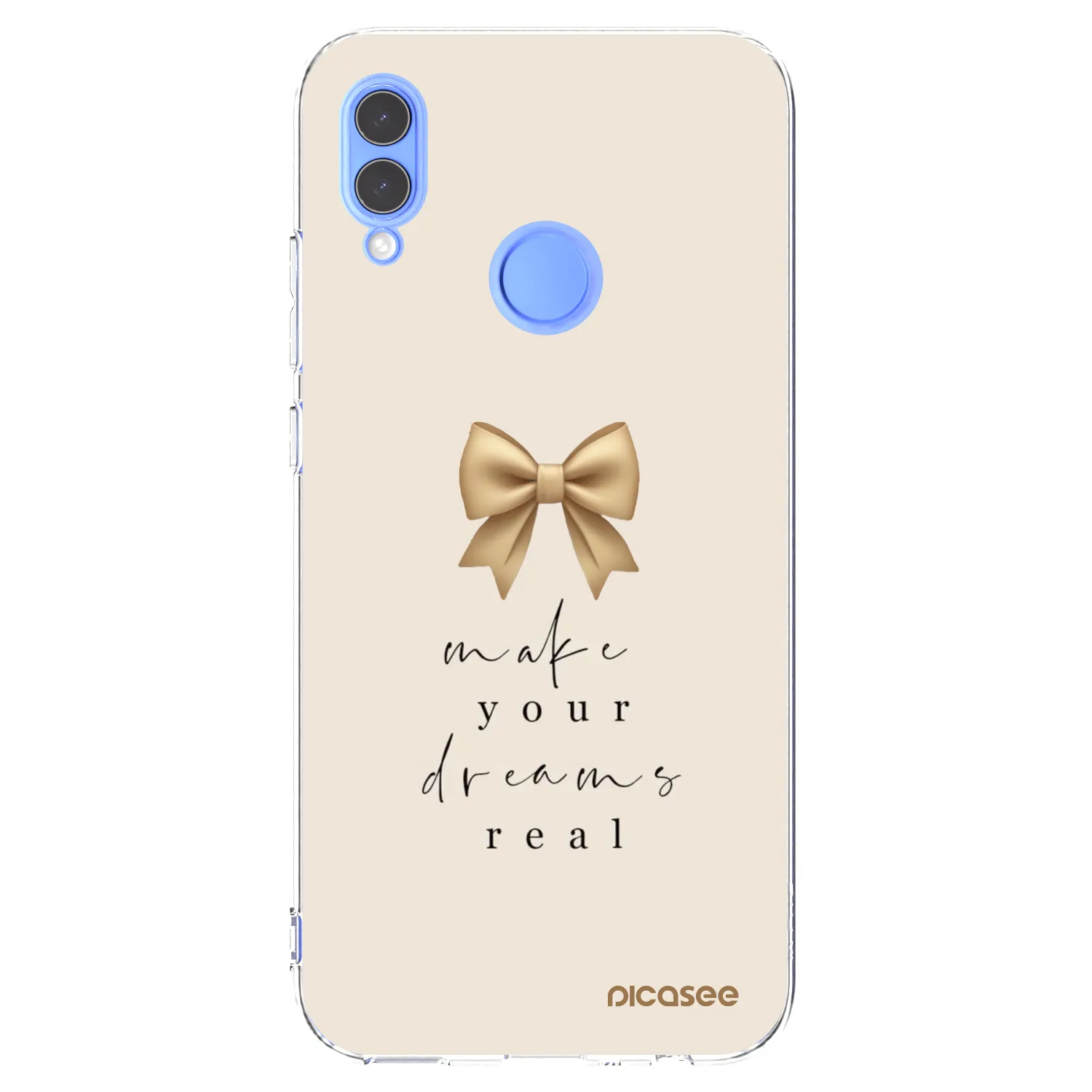 Picasee Honor 10 Lite Hülle - Transparentes Silikon - Golden Dream