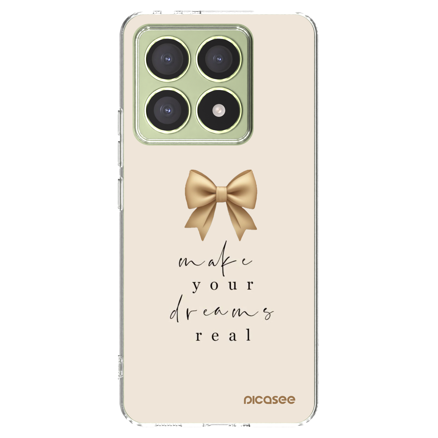 Picasee Xiaomi 14T Hülle - Transparentes Silikon - Golden Dream