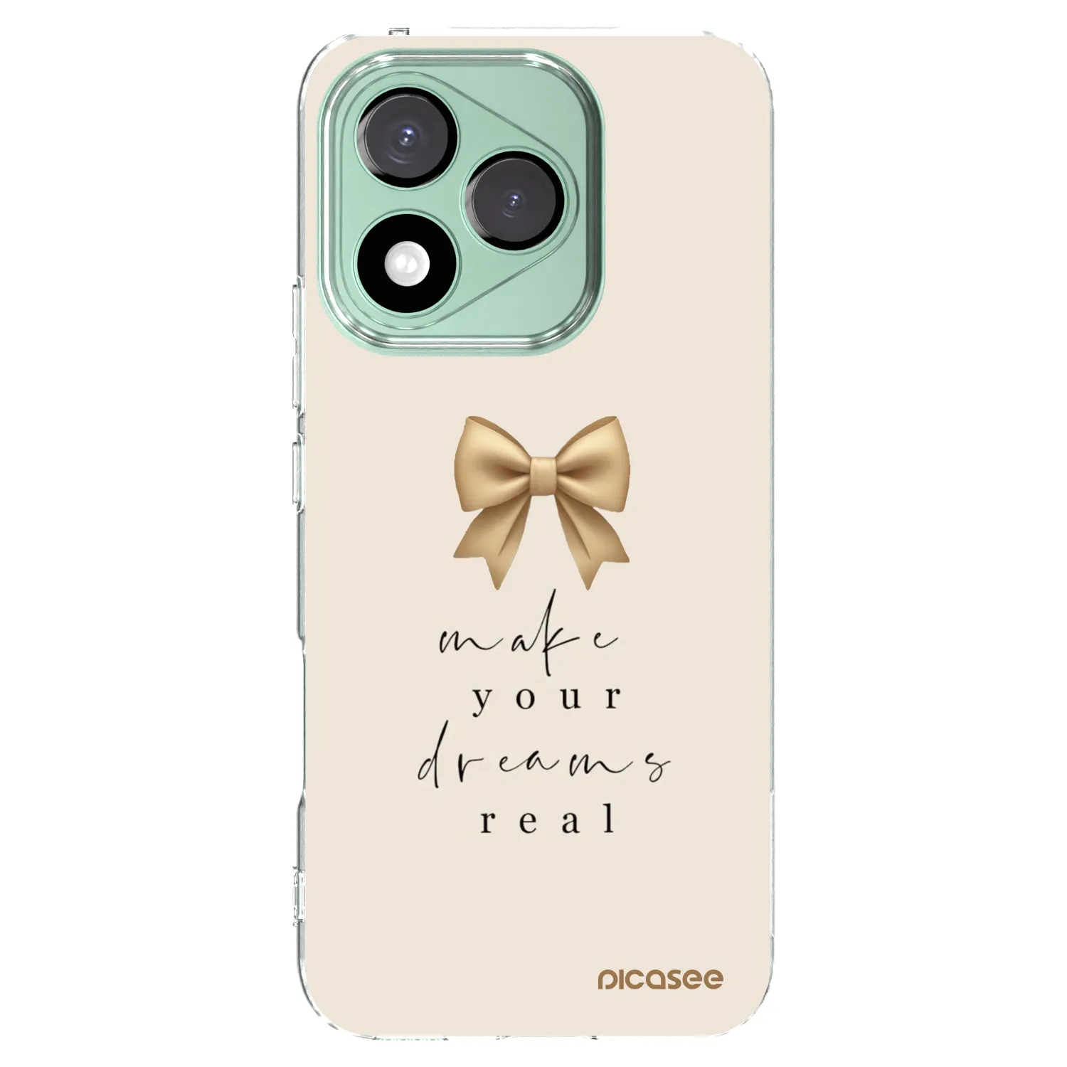 Picasee Honor 400 Lite 5G Hülle - Transparentes Silikon - Golden Dream