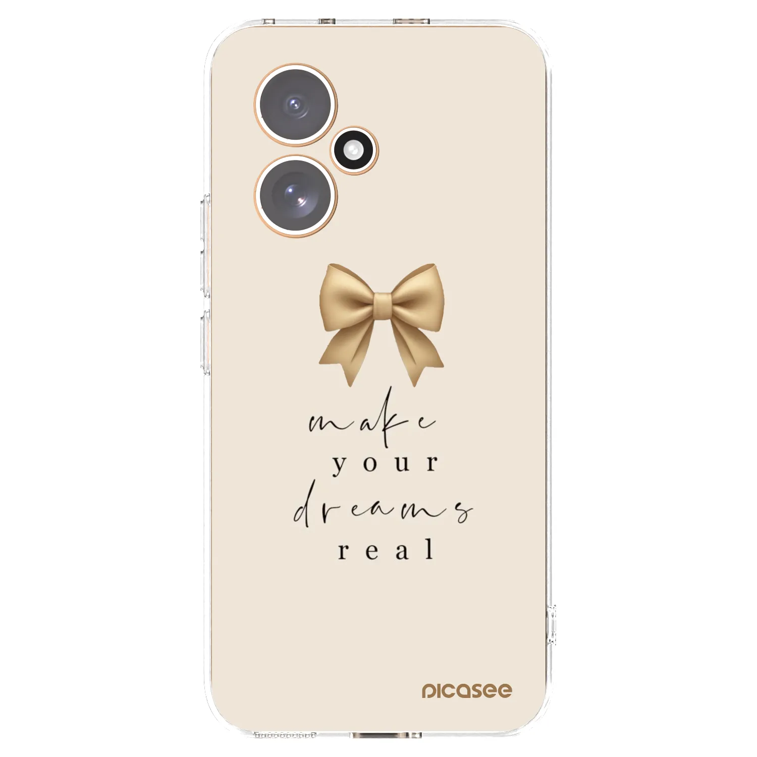 Picasee Honor 400 5G Hülle - Transparentes Silikon - Golden Dream
