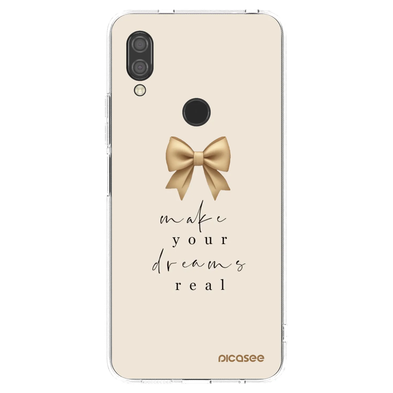 Picasee Xiaomi Redmi 7 Hülle - Transparentes Silikon - Golden Dream