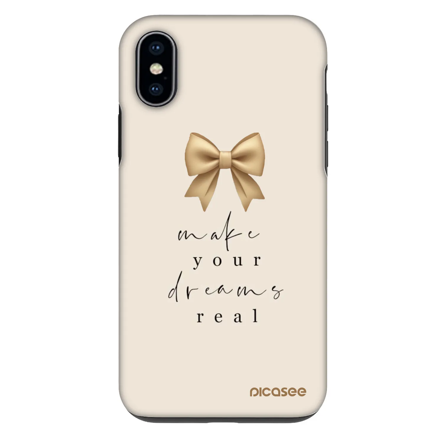 Picasee Fashion Case für Apple iPhone X/XS - Golden Dream