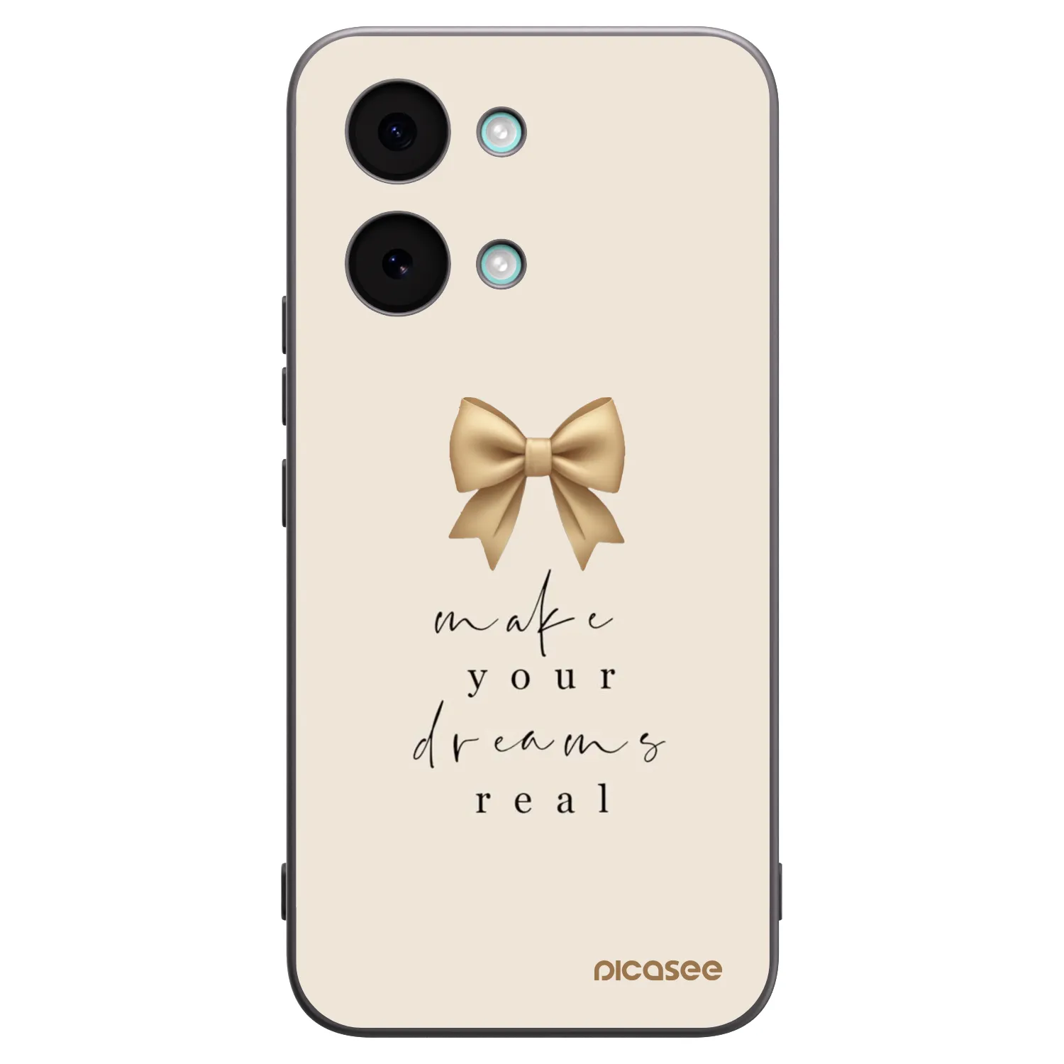 Picasee Xiaomi Poco X8 Pro Max Hülle - Schwarzes Silikon - Golden Dream