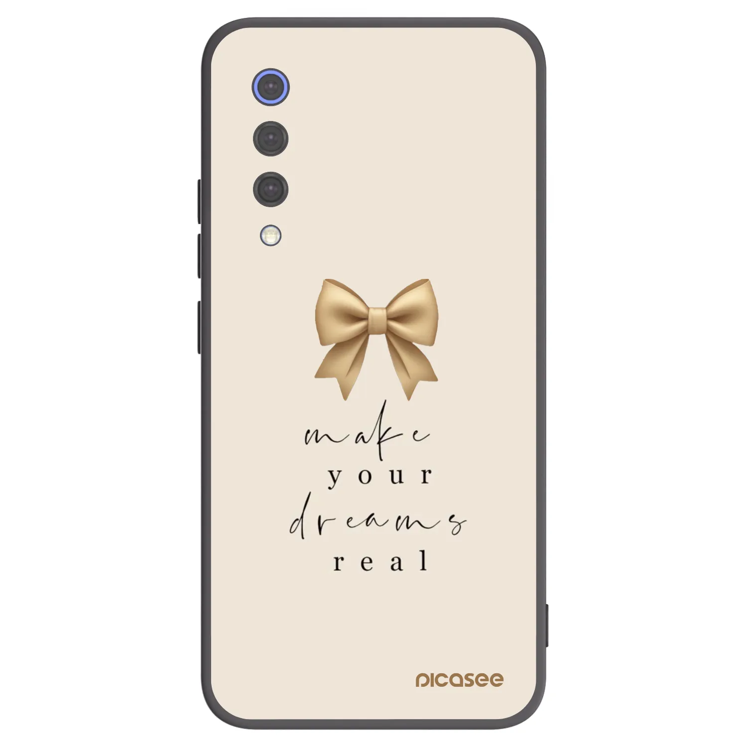 Picasee Xiaomi Mi 9 SE Hülle - Schwarzes Silikon - Golden Dream