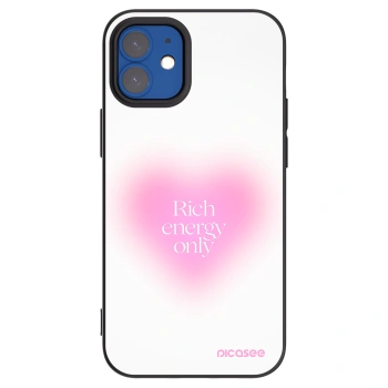 Picasee Apple iPhone 12 mini Hülle - Schwarzes Silikon - Rich Energy