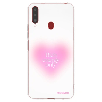 Picasee Samsung Galaxy A20s Hülle - Transparentes Silikon - Rich Energy