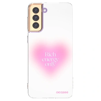 Picasee Samsung Galaxy S21+ 5G G996F Hülle - Transparentes Silikon - Rich Energy