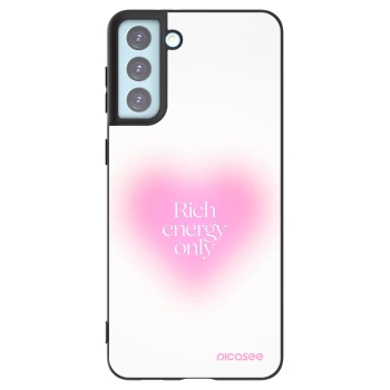 Picasee Samsung Galaxy S21+ 5G G996F Hülle - Schwarzes Silikon - Rich Energy