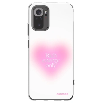 Picasee Xiaomi Redmi Note 10S Hülle - Transparentes Silikon - Rich Energy