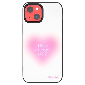 Picasee Apple iPhone 13 mini Hülle - Schwarzes Silikon - Rich Energy