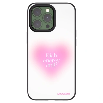 Picasee Apple iPhone 13 Pro Hülle - Schwarzes Silikon - Rich Energy