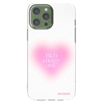 Picasee Apple iPhone 13 Pro Max Hülle - Transparentes Silikon - Rich Energy