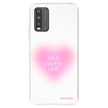 Picasee Xiaomi Redmi 9T Hülle - Transparentes Silikon - Rich Energy