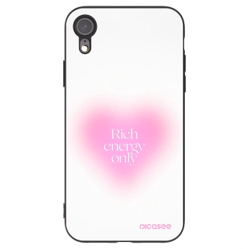 Picasee Apple iPhone XR Hülle - Schwarzes Silikon - Rich Energy