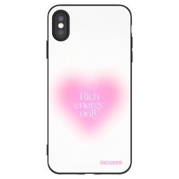 Picasee Apple iPhone XS Max Hülle - Schwarzes Silikon - Rich Energy