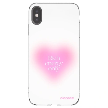 Picasee Apple iPhone XS Max Hülle - Transparentes Silikon - Rich Energy