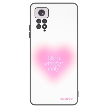 Picasee Xiaomi Redmi Note 11 Hülle - Schwarzes Silikon - Rich Energy